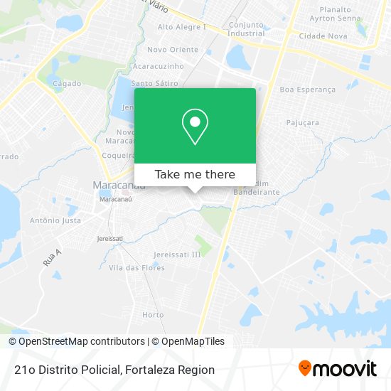 21o Distrito Policial map