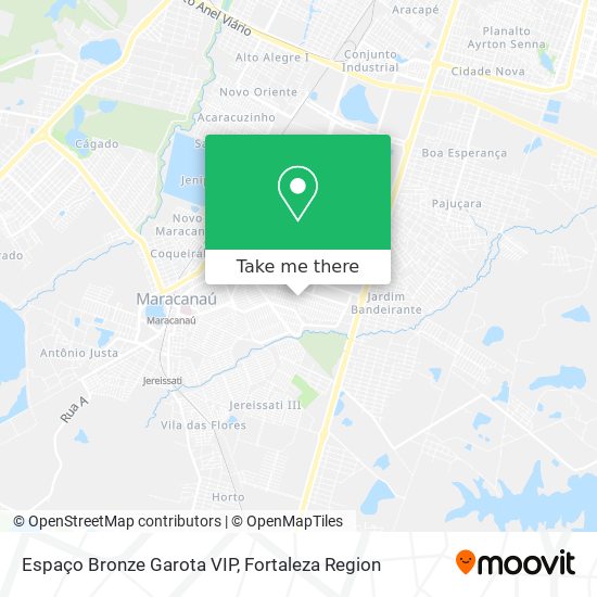 Espaço Bronze Garota VIP map