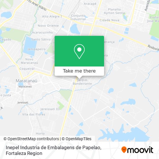 Inepel Industria de Embalagens de Papelao map