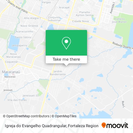 Igreja do Evangelho Quadrangular map