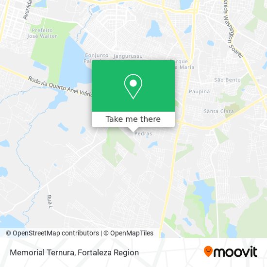 Memorial Ternura map