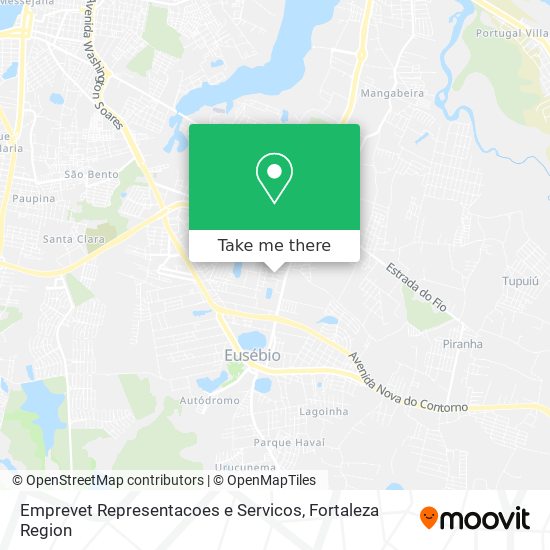 Emprevet Representacoes e Servicos map