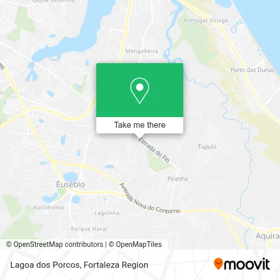 Lagoa dos Porcos map