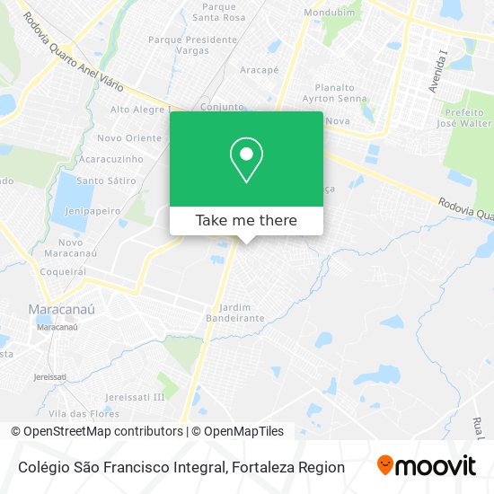 Colégio São Francisco Integral map