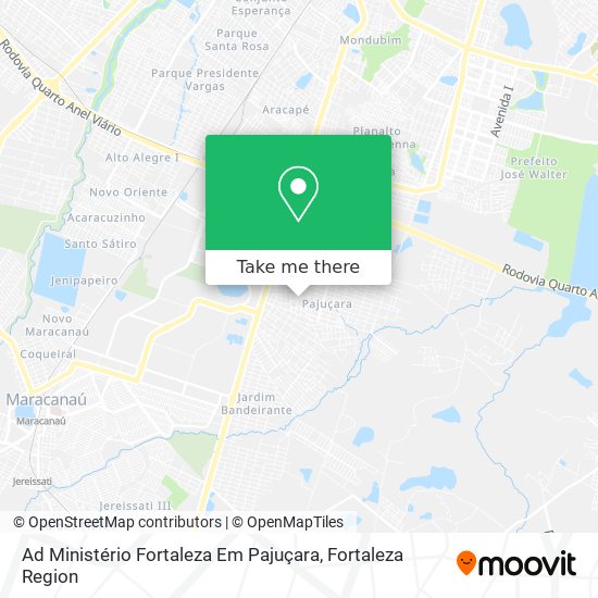 Ad Ministério Fortaleza Em Pajuçara map