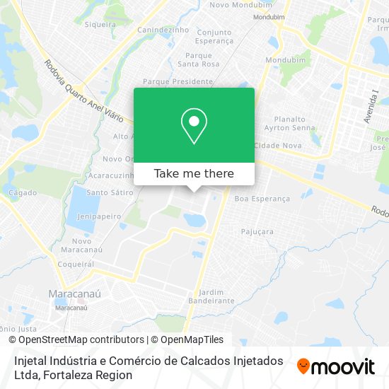 Injetal Indústria e Comércio de Calcados Injetados Ltda map