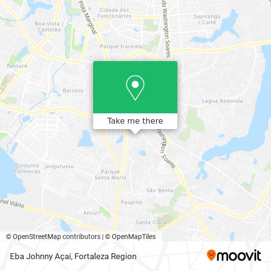 Eba Johnny Açaí map