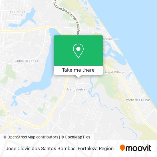 Jose Clovis dos Santos Bombas map