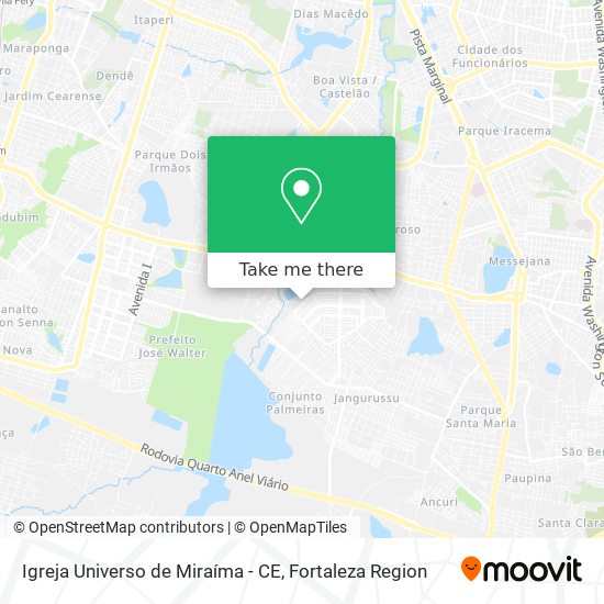 Igreja Universo de Miraíma - CE map
