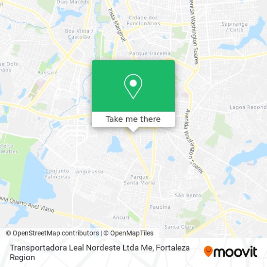Transportadora Leal Nordeste Ltda Me map