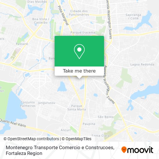 Montenegro Transporte Comercio e Construcoes map