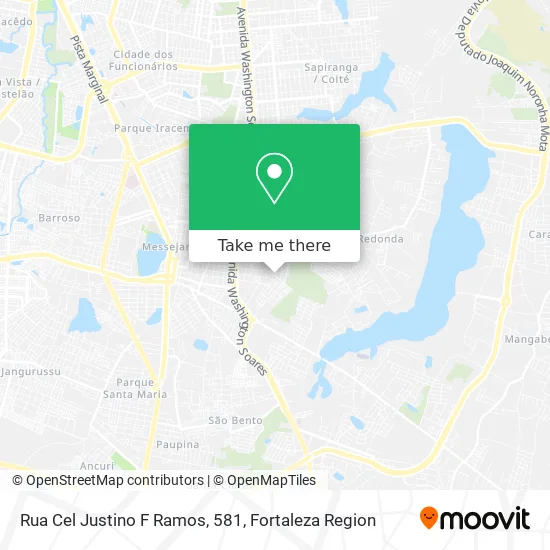 Rua Cel Justino F Ramos, 581 map