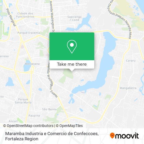 Maramba Industria e Comercio de Confeccoes map