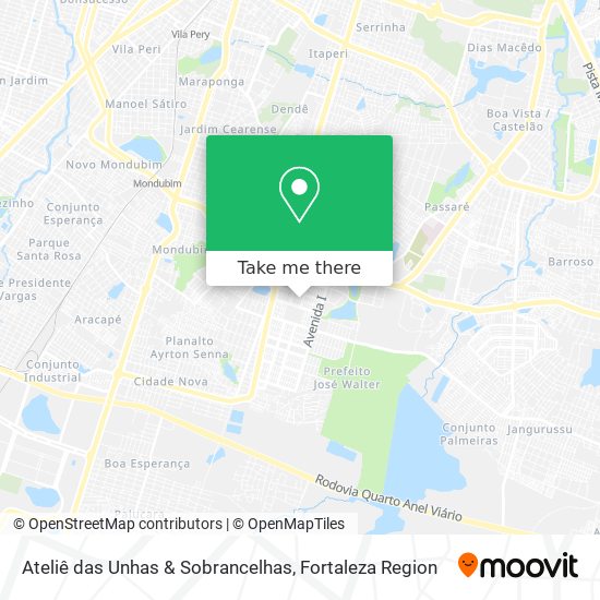 Ateliê das Unhas & Sobrancelhas map
