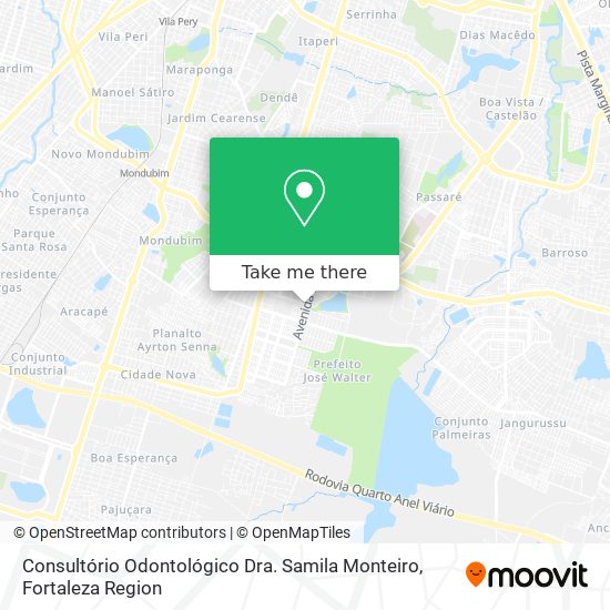 Consultório Odontológico Dra. Samila Monteiro map