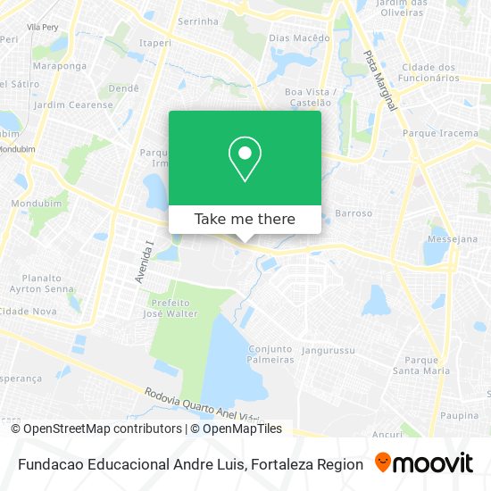 Fundacao Educacional Andre Luis map