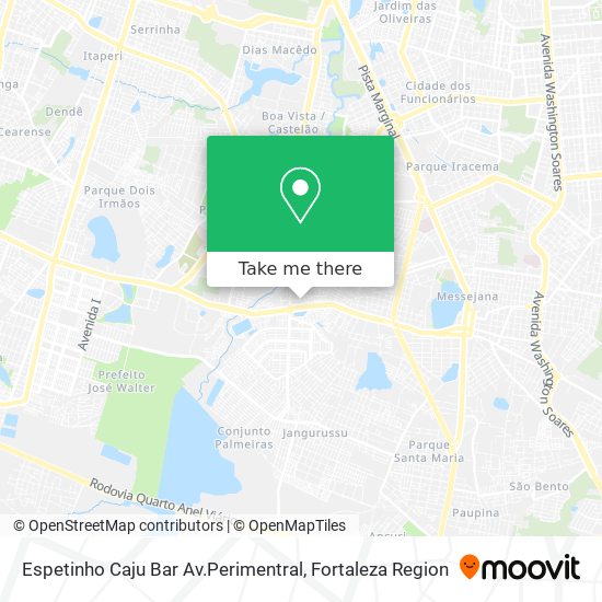 Espetinho Caju Bar Av.Perimentral map
