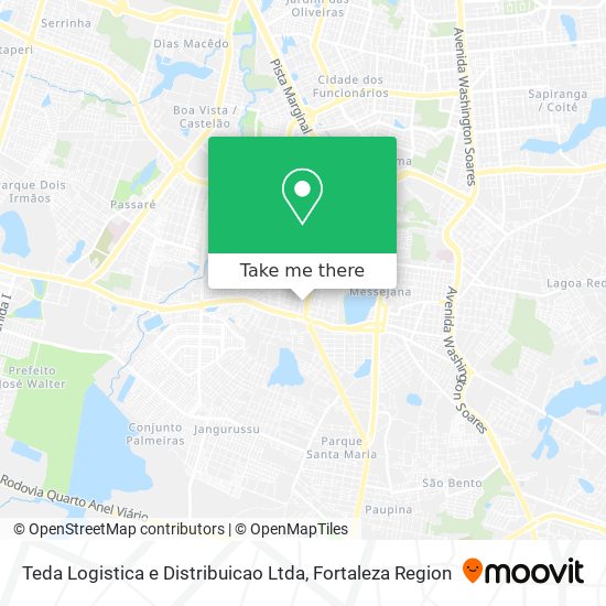 Teda Logistica e Distribuicao Ltda map