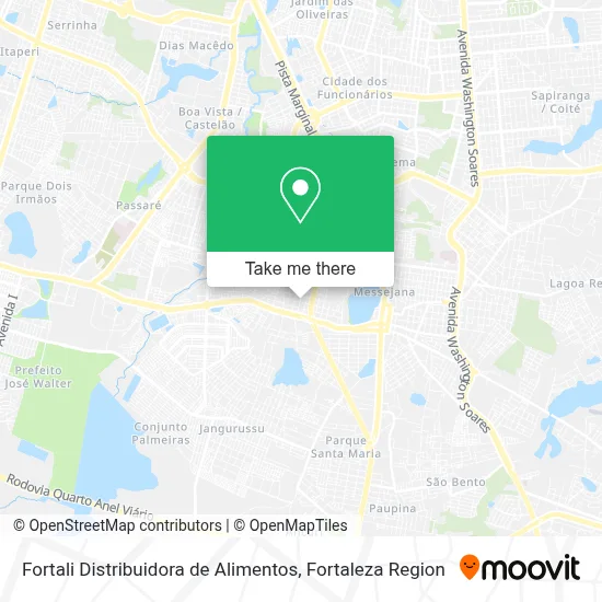 Fortali Distribuidora de Alimentos map