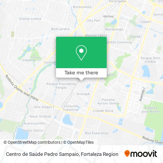 Centro de Saúde Pedro Sampaio map