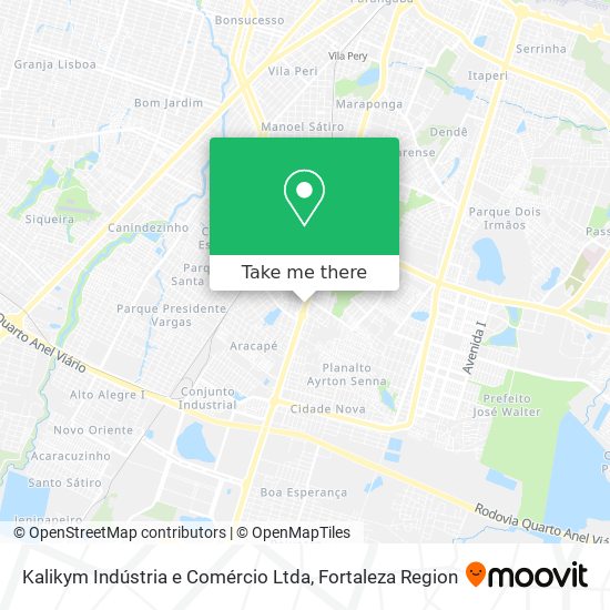 Kalikym Indústria e Comércio Ltda map