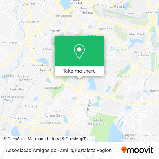 Associação Amigos da Familia map