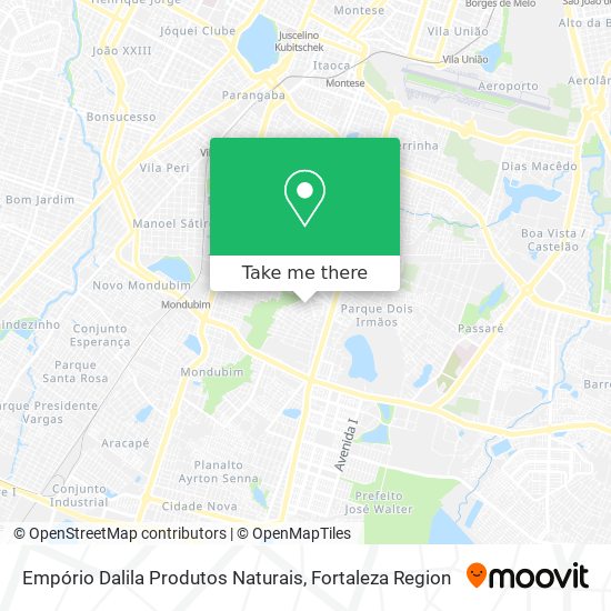 Empório Dalila Produtos Naturais map