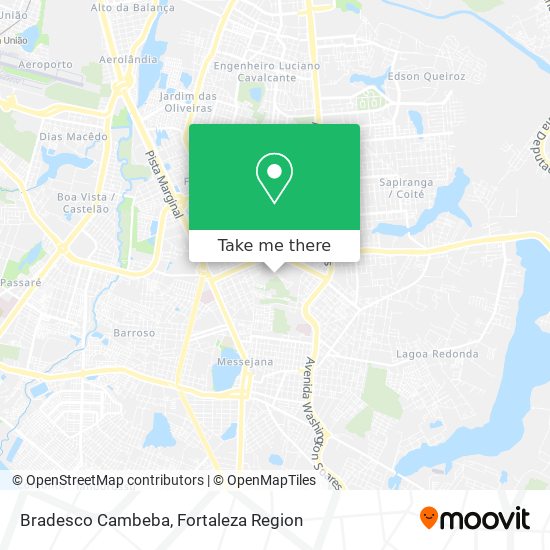 Bradesco Cambeba map