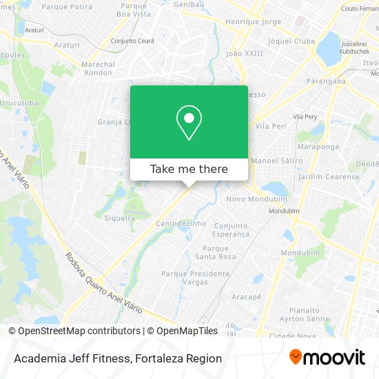 Academia Jeff Fitness map