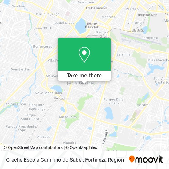 Creche Escola Caminho do Saber map