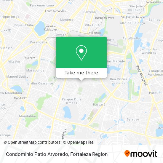 Condominio Patio Arvoredo map