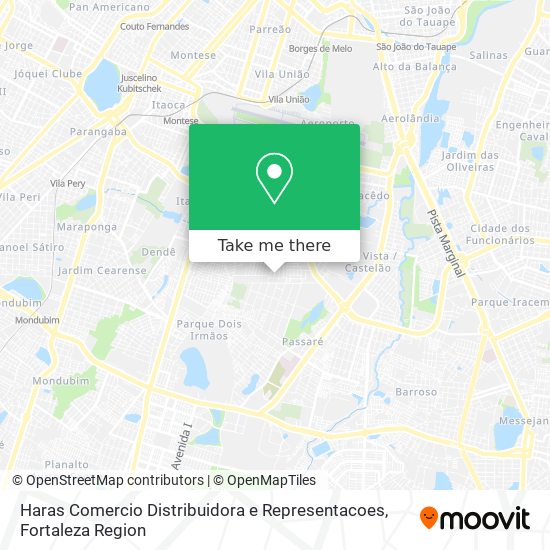 Haras Comercio Distribuidora e Representacoes map