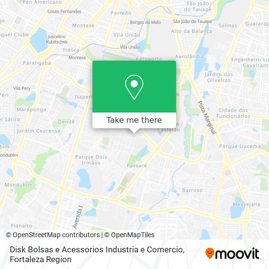 Disk Bolsas e Acessorios Industria e Comercio map