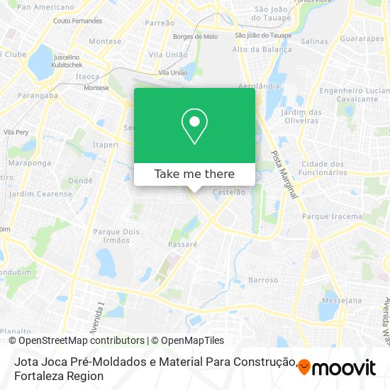 Jota Joca Pré-Moldados e Material Para Construção map