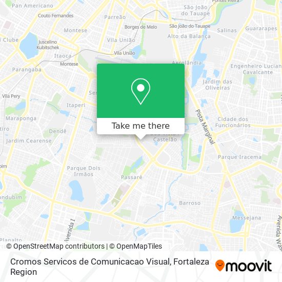 Cromos Servicos de Comunicacao Visual map