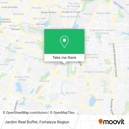 Jardim Real Buffet map