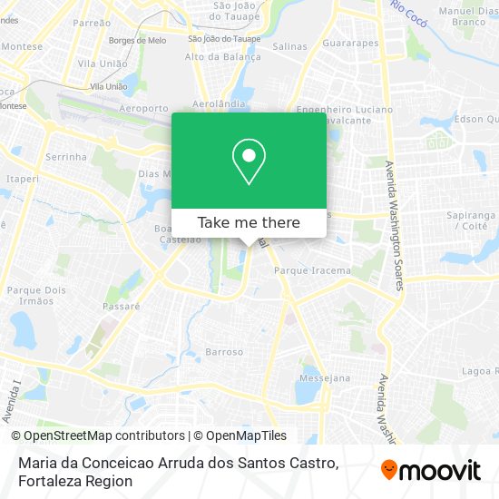 Maria da Conceicao Arruda dos Santos Castro map