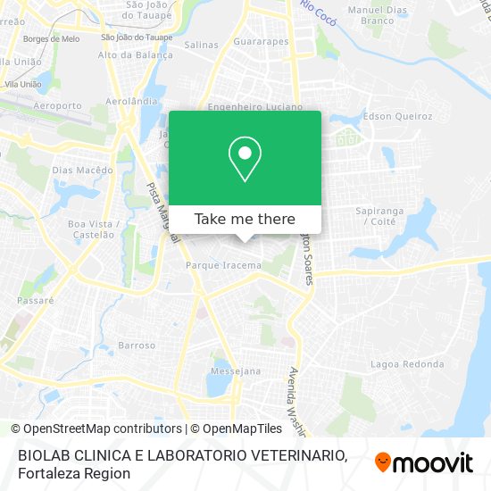 BIOLAB CLINICA E LABORATORIO VETERINARIO map