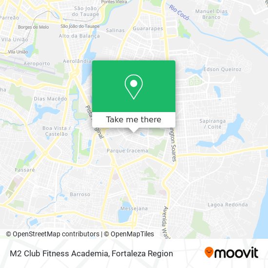 M2 Club Fitness Academia map
