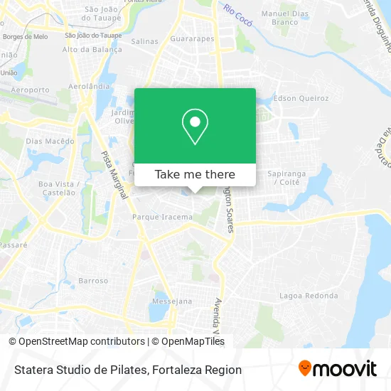 Statera Studio de Pilates map