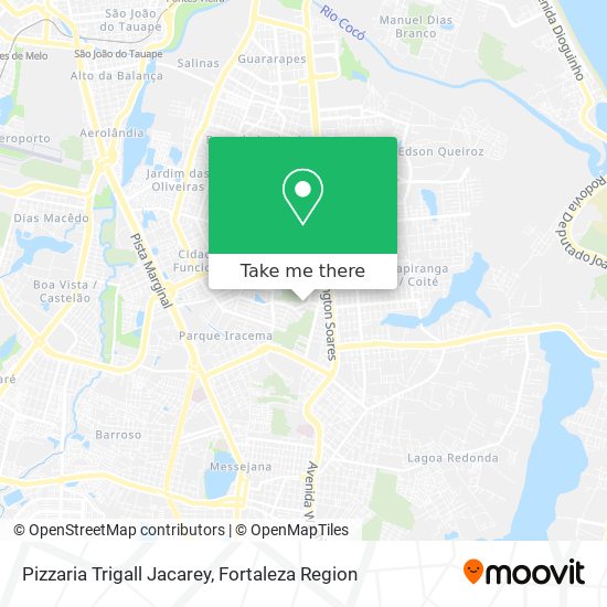 Pizzaria Trigall Jacarey map