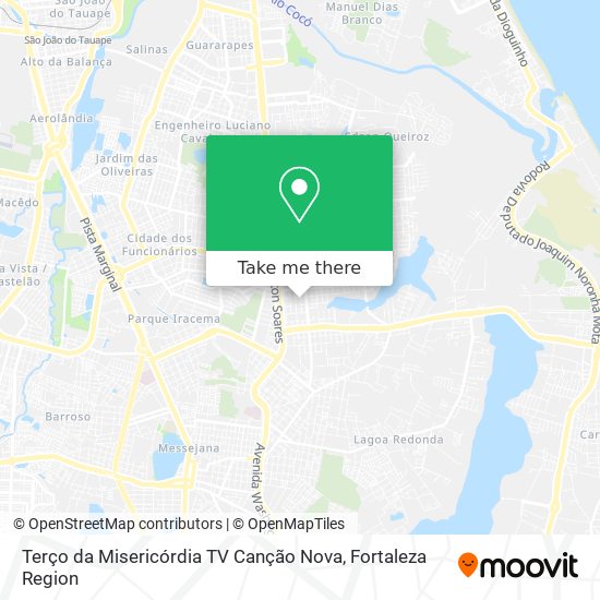 Mapa Terço da Misericórdia TV Canção Nova