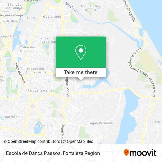 Escola de Dança Passos map