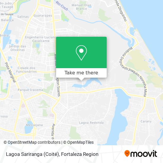 Lagoa Sariranga (Coité) map