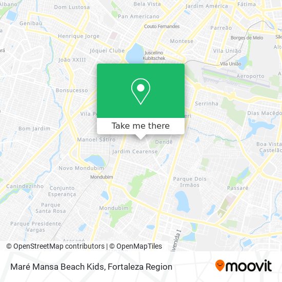 Maré Mansa Beach Kids map
