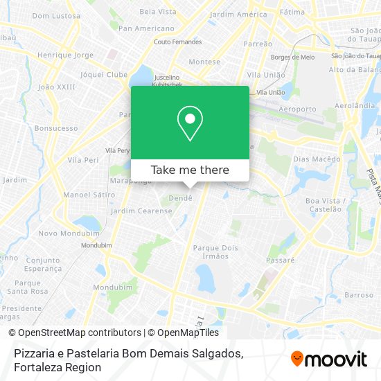 Pizzaria e Pastelaria Bom Demais Salgados map