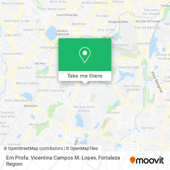 Em Profa. Vicentina Campos M. Lopes map