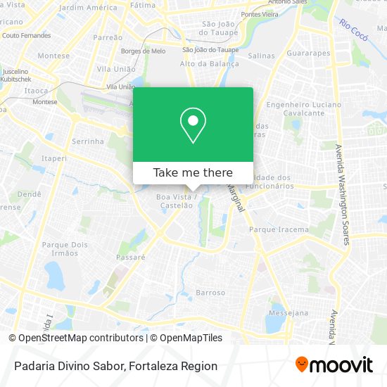 Padaria Divino Sabor map