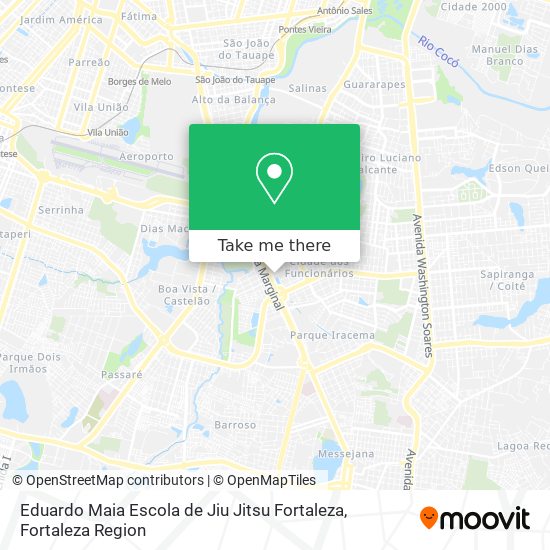 Eduardo Maia Escola de Jiu Jitsu Fortaleza map