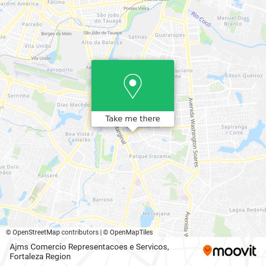 Ajms Comercio Representacoes e Servicos map